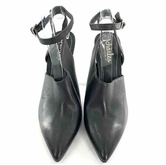 Charles Charles David Mieko womens pointy toe booties size 9 black - Picture 2 of 12